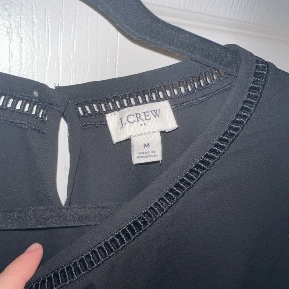 J. Crew Black Blouse